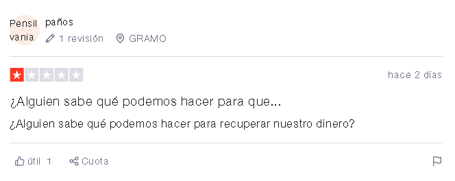 Comentario Negativo 2 - Chainmine: Una página para minar bitcoin en la Nube ¿Funciona? ¿Es scam?