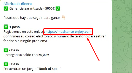 Enlace Malo - 💬CANAL DE TELEGRAM ESCUELA/FARO DE DINERO -¿Puedes ganar 5000 € con 60€? 