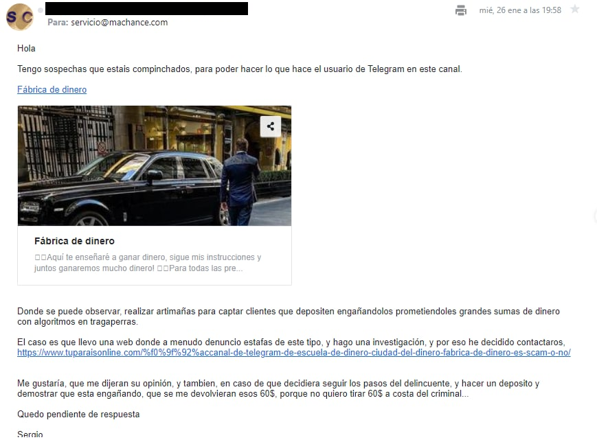 Mail enviado - 💬CANAL DE TELEGRAM ESCUELA/FARO DE DINERO -¿Puedes ganar 5000 € con 60€? 