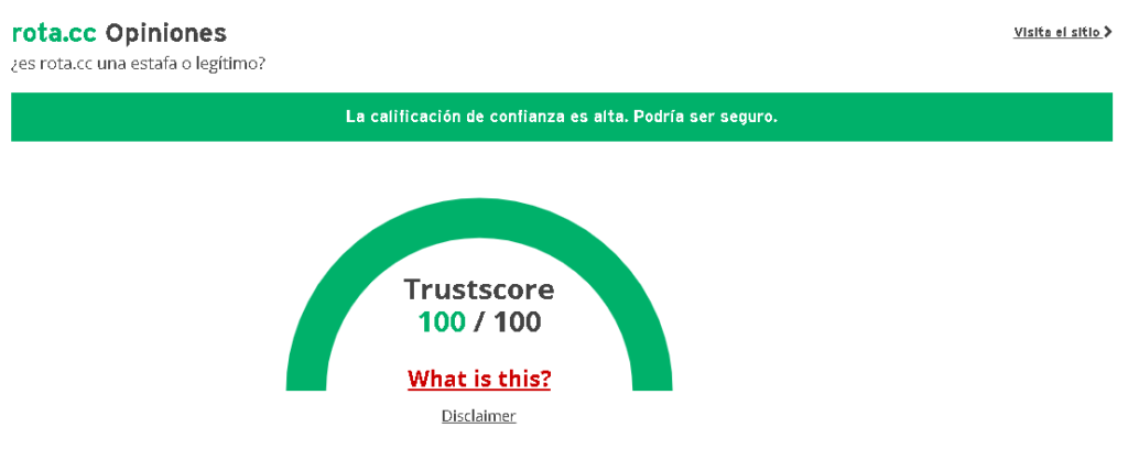 Rota.CC ScamAdviser 1024x418 - 【5 PÁGINAS 🔒MAS SEGURAS &amp; 💲MEJOR PAGADAS PARA ACORTAR LINK EN 2023】