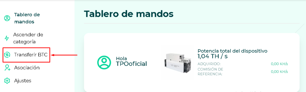 Transferir BTC 1024x309 - Chainmine: Una página para minar bitcoin en la Nube ¿Funciona? ¿Es scam?