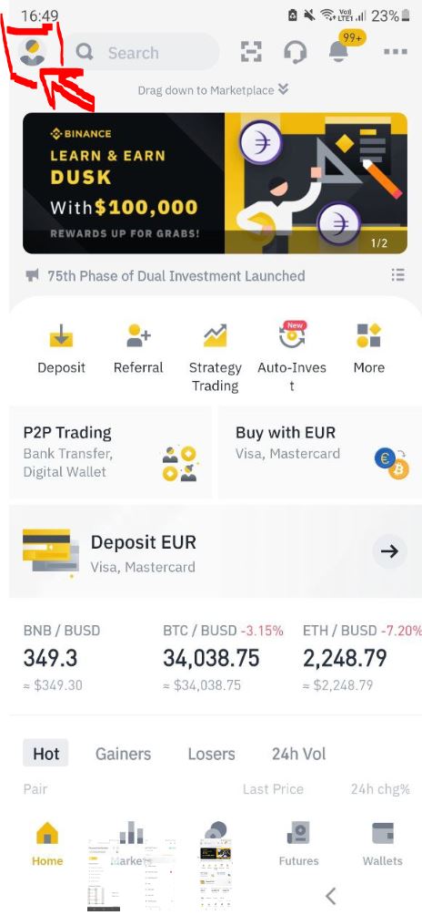 binance verificacion - 🤖 Experiencia personal en el bot Royal Q de trading en 2022