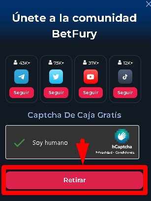 Betfury Retirar Captcha - 🦊 ¿BETFURY CÓMO FUNCIONA? Casino de Criptomonedas Gratis ¿Es SCAM?