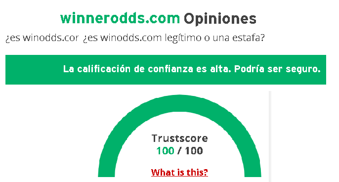 ScamAdviser - WinnerOdds: Apuestas de Valor con Algoritmo de IA