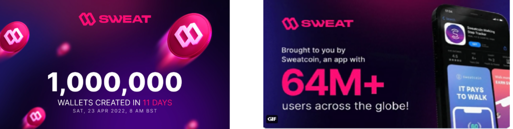 Sweatcoin Millon Billeteras 1024x258 - 💎SWEATCOIN REVIEW |GUÍA ACTUALIZADA 2023|