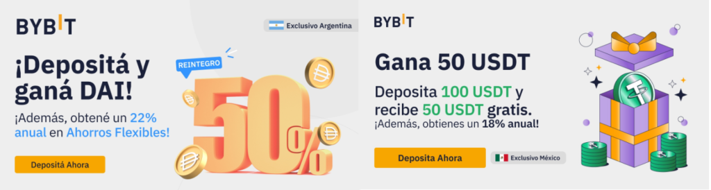 Promos Mex y Arg 1024x274 - 3 Exchanges de Criptomonedas para ganar con Reintegros