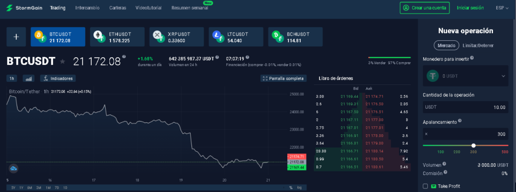 Stormgain Inicio 1024x382 - ¿Cuál es el mejor exchange de criptomonedas? Listado top 15