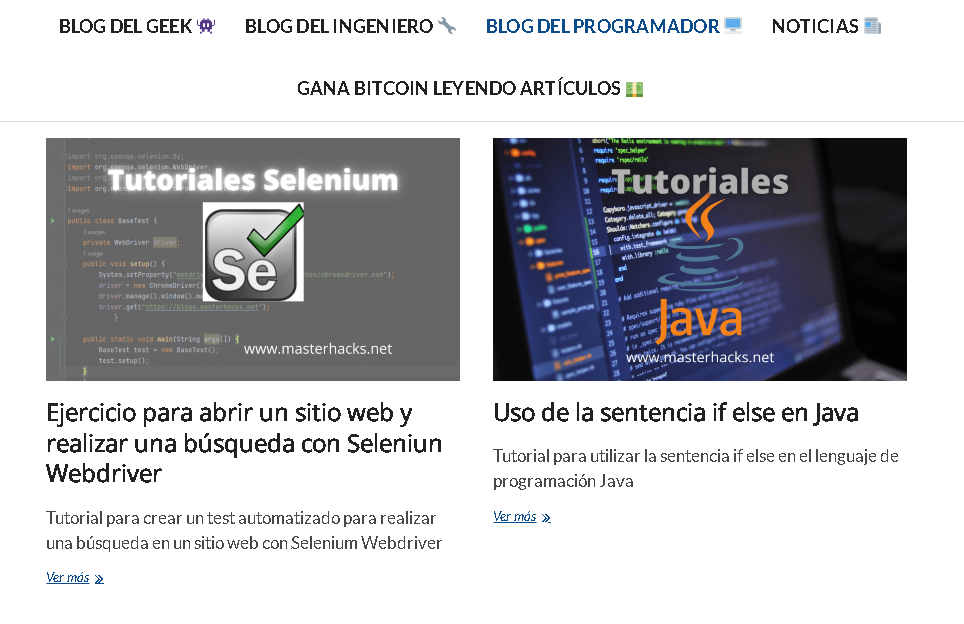 Blog de Programador 1 - 🥽 Masterhacks Blog: Gana Bitcoin Todos los Días con esta Web Secreta