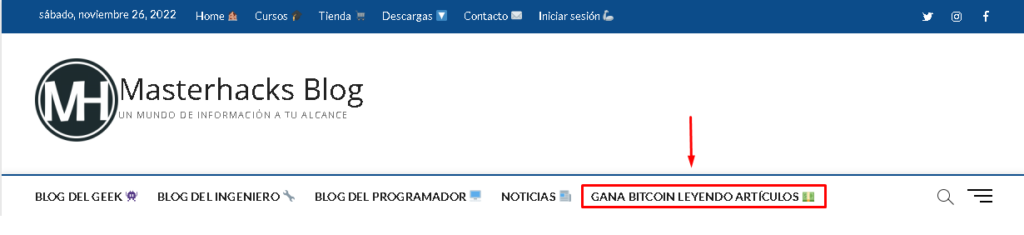 Ganar Dinero Bitcoin Leyendo 1024x235 - 🥽 Masterhacks Blog: Gana Bitcoin Todos los Días con esta Web Secreta