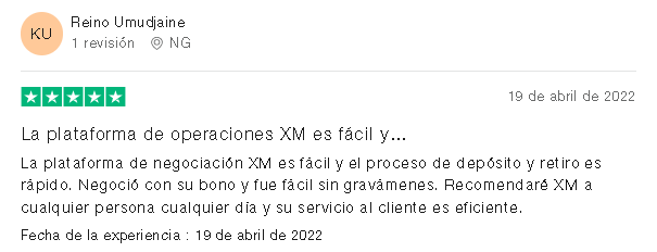 TrustPilotPositivo3 - XM GLOBAL TUTORIAL ¿Puedes Conseguir 200 € sin Invertir? 🤫(REVELADO)