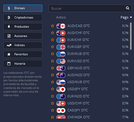 Activos1 - ▶POCKET OPTION Trading (Guía RÁPIDA 2023) 🤔¿Es SCAM o es LEGÍTIMO?