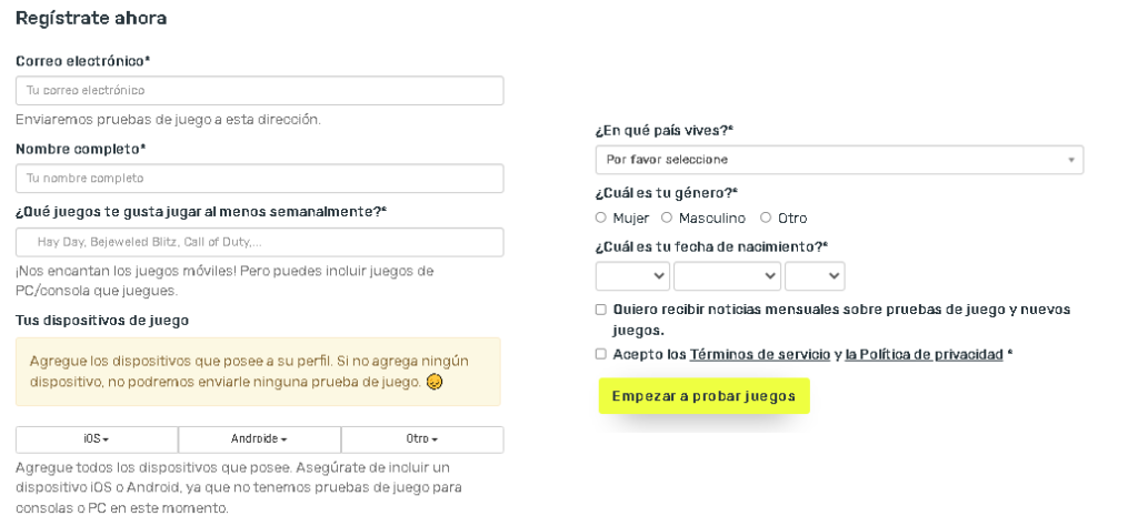 Formulario PTC 1024x474 - 🎮PLAY TEST CLOUD: ¿Funciona?¿Paga 9$ en 15 minutos...?