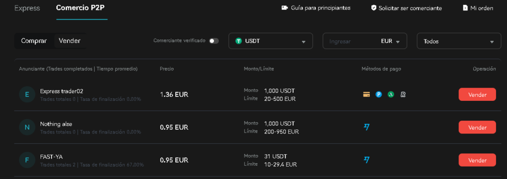 Vender 1024x362 - 💰BITGET💰 EXCHANGE CRYPTO |Seguro & Verificado|【Guía Definitiva】  ▷2023