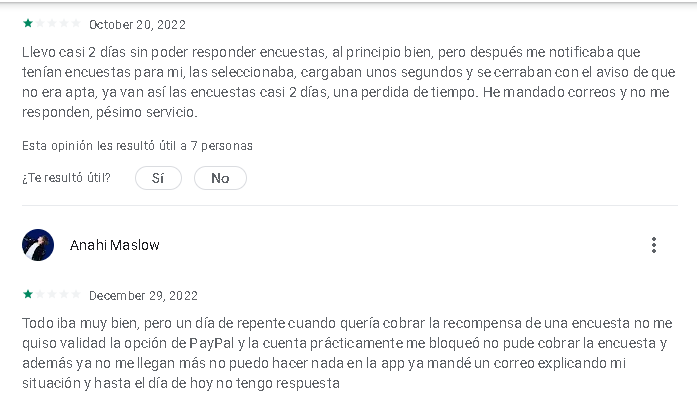 Negativo4 - 📊 Surveytime: ¿Es legitimo o no? - Experiencia Propia y de Usuarios