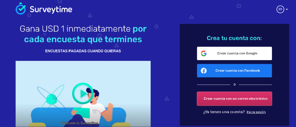 SurveytimeIntroSinRegistro 1024x441 - 📊 Surveytime: ¿Es legitimo o no? - Experiencia Propia y de Usuarios