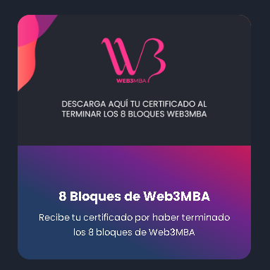 Descargar Certificado - 🎓Curso Web 3.0 MBA: Objetivos - Contenidos - Profesores - Admisiones