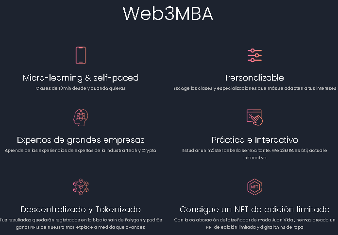 WebMA3.0 Master - 🎓Curso Web 3.0 MBA: Objetivos - Contenidos - Profesores - Admisiones