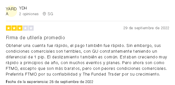 Comentario Negativo3 - DESCUBRE LA REVISIÓN COMPLETA DE 💰MYFOREXFUNDS |Lo que Nadie te Cuenta|