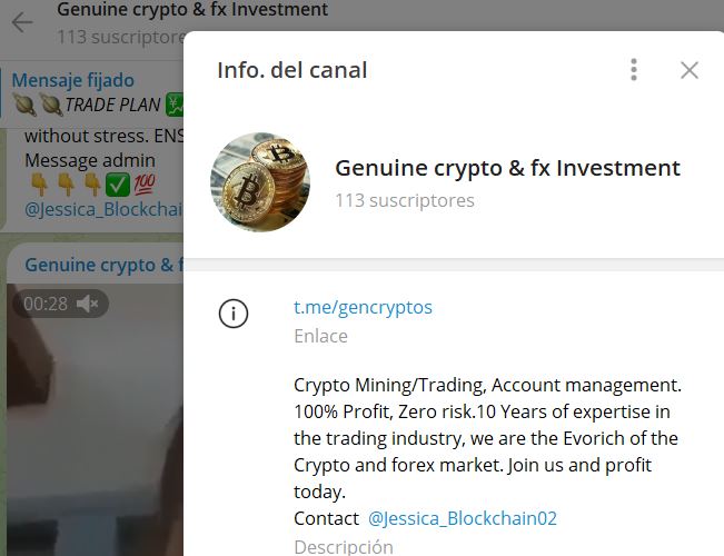 Genuine crypto fx Investment - Listado de CANALES EN TELEGRAM de INVERSIÓN ESTAFA 2023