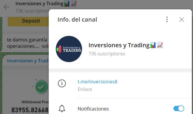 Inversiones y trading - Listado de CANALES EN TELEGRAM de INVERSIÓN ESTAFA 2023