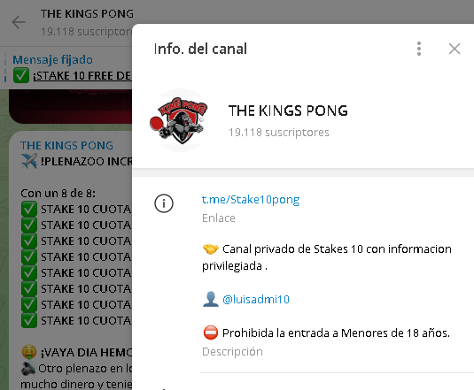 Canales de telegram apuestas