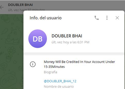 doubler bhai - Listado de CANALES EN TELEGRAM de INVERSIÓN ESTAFA 2023