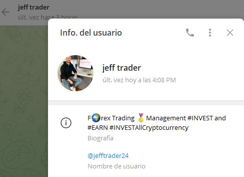 jeff trader - Listado de CANALES EN TELEGRAM de INVERSIÓN ESTAFA 2023