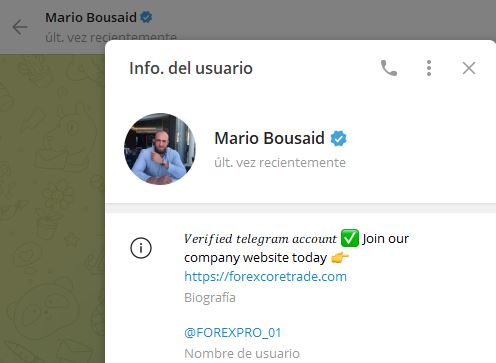 mario bousaid - Listado de CANALES EN TELEGRAM de INVERSIÓN ESTAFA 2023