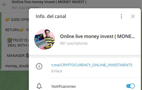 online live money invest - Listado de CANALES EN TELEGRAM de INVERSIÓN ESTAFA 2023