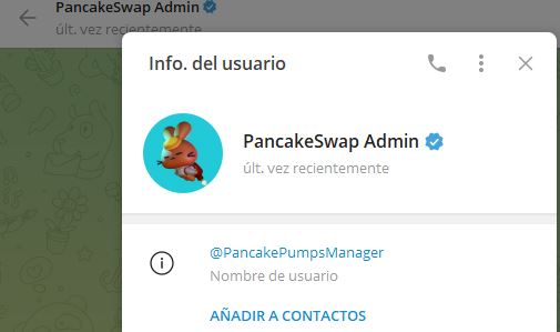 pancakeswap admin - Listado Canales  en Telegram de Pump and Dump ESTAFA