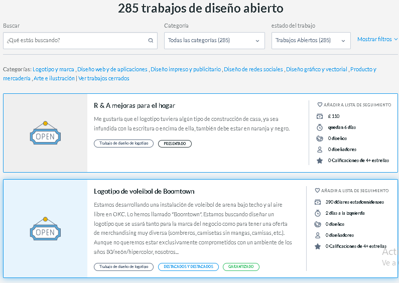 285 trabajos disponibles - [ DESIGNCROWD ] Gana como Diseñador Gráfico Freelance de LOGOS y WEB ¿Funciona? |2023|