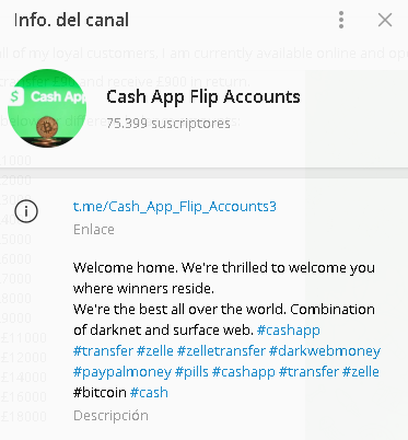 Cash App Flip Accounts Logo - Listado de canales de Telegram de Ganar Dinero ESTAFA