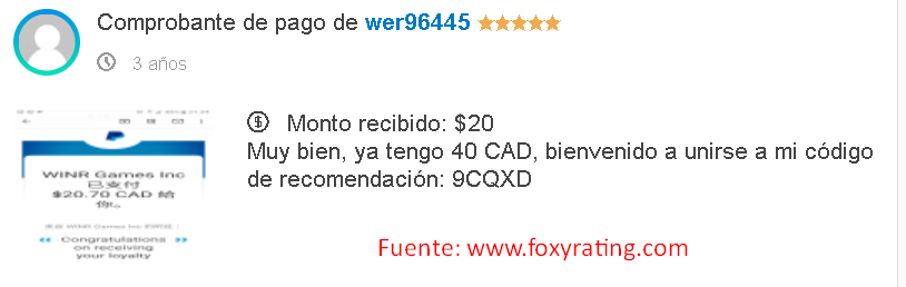 Comprobante de Pago 1 - 💲 [BIG TIME GANA DINERO] - | Aplicación de Juegos, Códigos y Sorteos | ¿Paga?