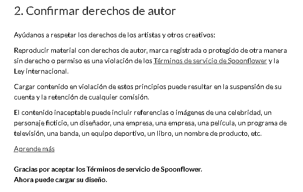 Confirmar derechos de autor - 🌹| SPOONFLOWER | ▶ GANA DINERO COMO DISEÑADOR GRAFICO FREELANCE(2023)