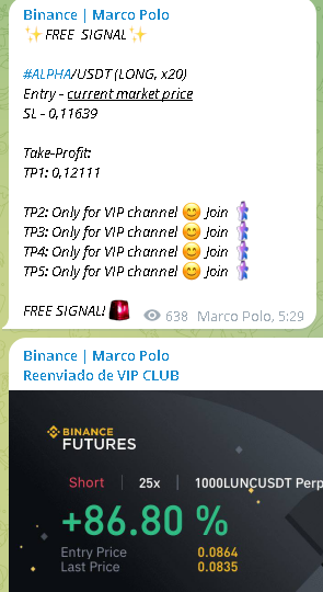 Entrada Estafa Telegram - Listado Canales en Telegram de Trading ESTAFAS