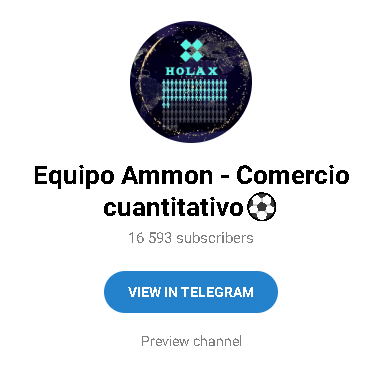 Equipo Ammon Comercio cuantitativo - Listado de Canales en Telegram Piramidales ESTAFAS