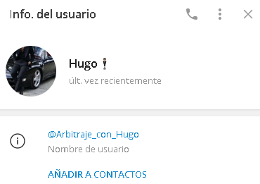 Soloadelante Arbitrage Administrador - Listado de canales de Telegram de Criptomonedas ESTAFA