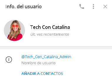 Tech con Catalina Administradores - Listado de canales de Telegram de Criptomonedas ESTAFA