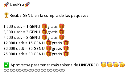 Universo Oficial - Listado de Canales en Telegram Piramidales ESTAFAS