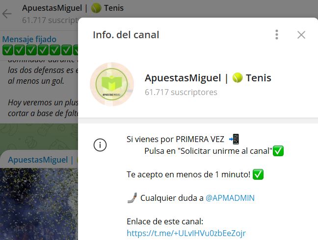 apuestas miguel - Listado Canales en Telegram de Apuestas Deportivas ESTAFA