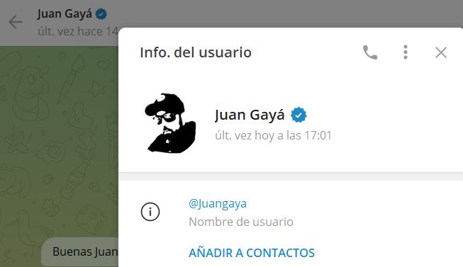 juan gaya - Listado Canales en Telegram de Apuestas Deportivas ESTAFA