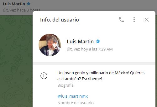 luis martin - Listado de CANALES EN TELEGRAM de INVERSIÓN ESTAFA 2023