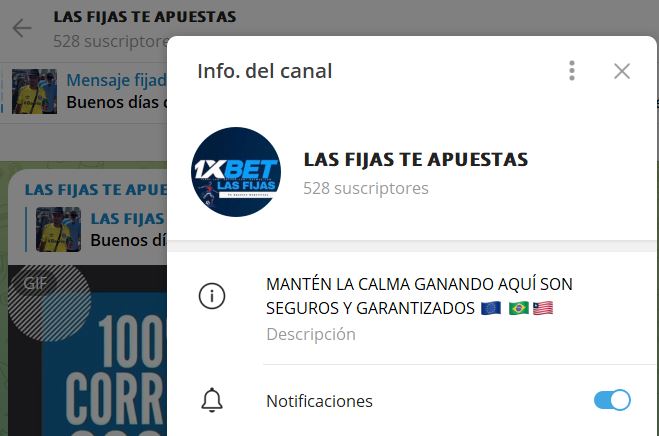 LAS FIJAS TE APUESTAS - Listado Canales en Telegram de Apuestas Deportivas ESTAFA