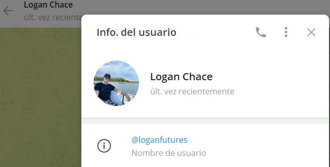 Logan chace - Listado de canales de Telegram de Criptomonedas ESTAFA