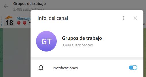 grupo de trabajo - Listado de canales de Telegram de Ganar Dinero ESTAFA