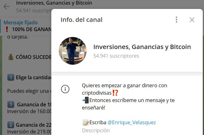 inversiones ganancias y bitcoin - Listado de BOTS en Telegram que son ESTAFA