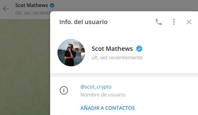 scot mathews - Listado de CANALES EN TELEGRAM de INVERSIÓN ESTAFA 2023