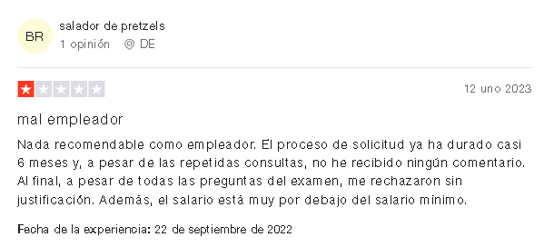 Comentario Negativo 1 - 🔴REV ▷2023 [Cómo ganar dinero transcribiendo texto]