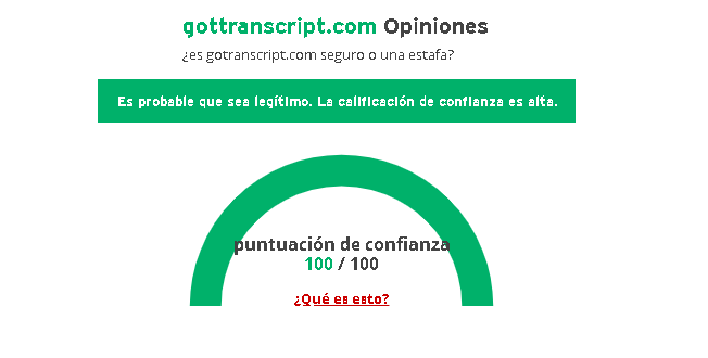 Gotranscript Scamadviser - ✔ GOTRANSCRIPT !【PAGINA PARA GANAR DINERO TRANSCRIBIENDO】▶ (EN ESPAÑOL)
