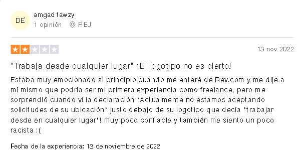 Negativo 2 - 🔴REV ▷2023 [Cómo ganar dinero transcribiendo texto]